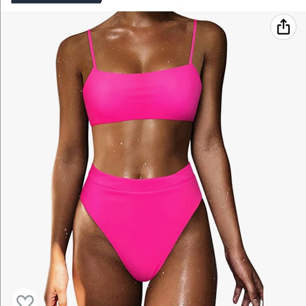 Pink bathing suit
